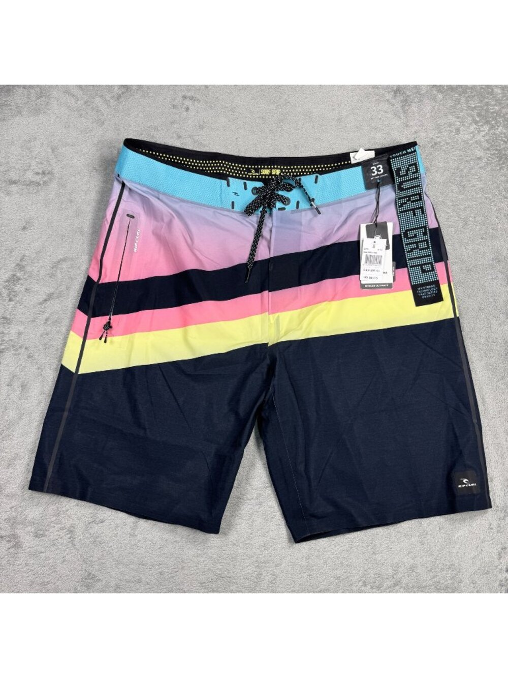 NWT Rip Curl Mirage Ultimate Stretch Boardshorts Surf Grip Swim Trunks Unlined